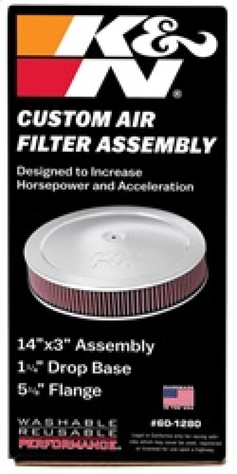 K&N Filters 60-1280 Custom Air Cleaner Assembly - Image 8
