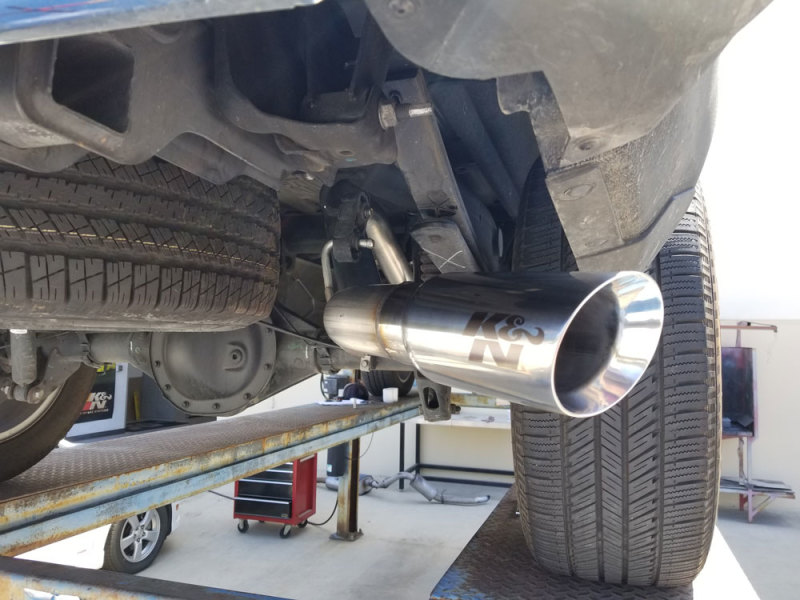 K&N exhaust kit components