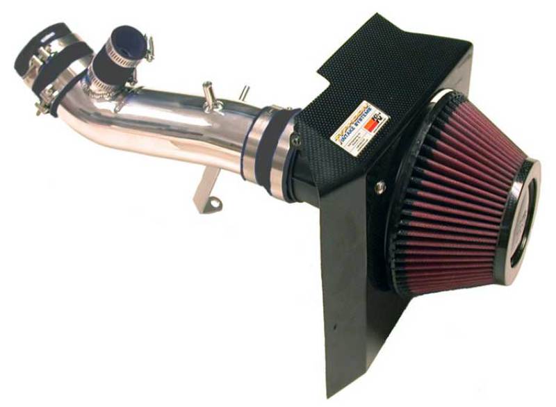 K&N 69-6543TP Cold Air Intake System with aluminum intake tube