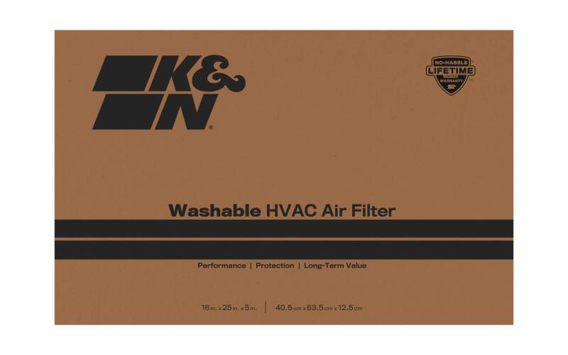 Reusable air filter by K&N for cleaner indoor air