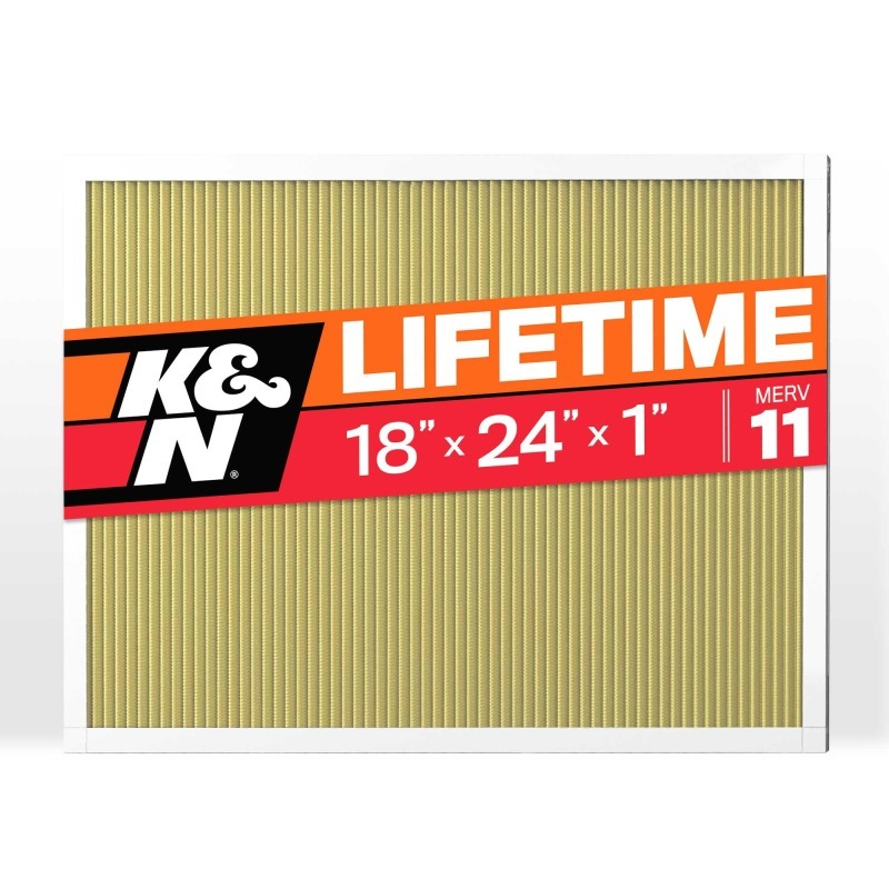 K&N HVC-11824 washable air filter for HVAC systems