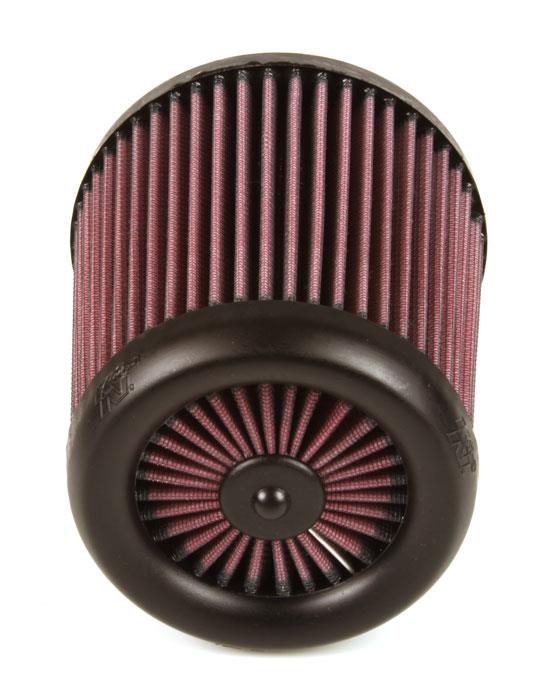 K&N RX-4860 air filter showcasing the molded rubber flanges