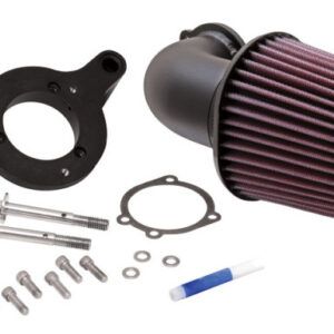 K&N Filters 57-1125 FIPK air intake system with black aluminum tube