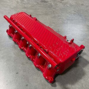 CSF 8200RR Charge-Air Cooler Manifold in Renaissance Red