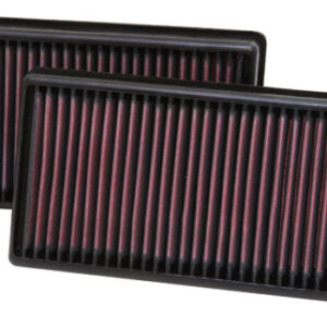 K&N 33-2474 High-Flow Air Filter with layered cotton media