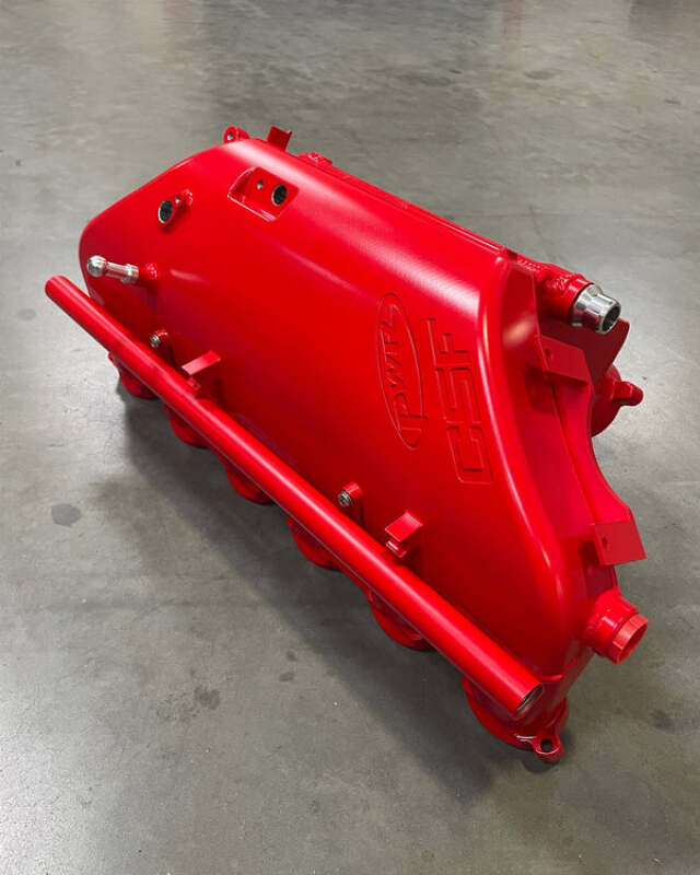 CSF 8233SR Charge-Air Cooler Manifold in Stoplight Red