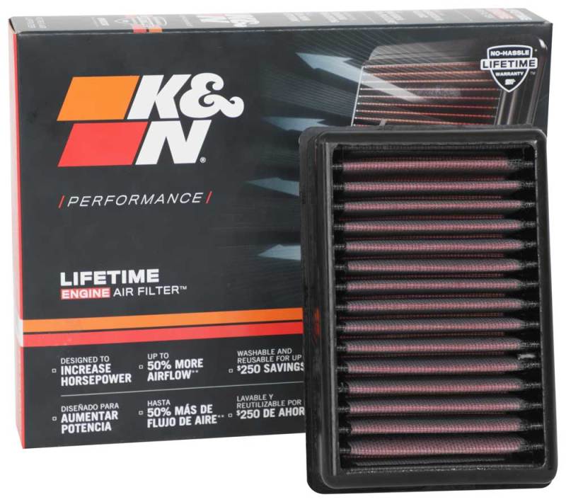 K&N High-Flow Air Filter BM-1121 designed for motorcycle performance