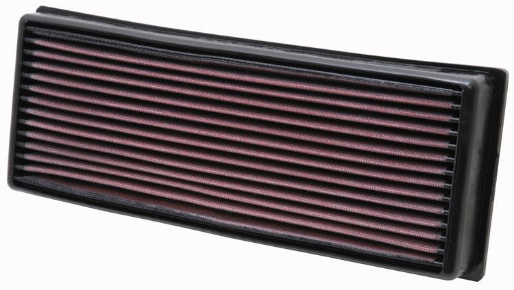 K&N washable air filter designed for performance