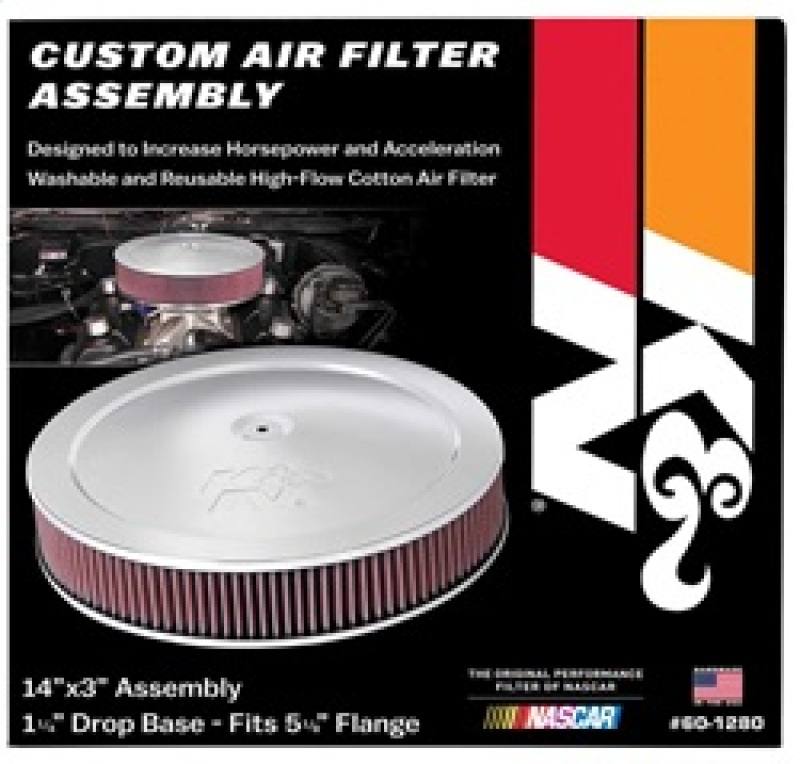 K&N Filters 60-1280 Custom Air Cleaner Assembly - Image 7