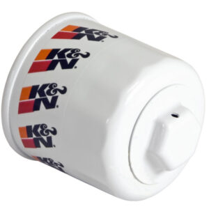 K&N HP-1008 premium oil filter with pleated synthetic-blend filtration media