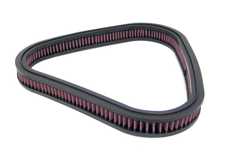 Close-up of K&N E-1970 air filter showing design