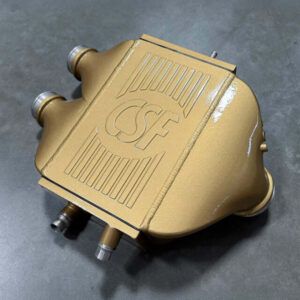 CSF 8082CCGG Top Mount Charge-Air-Cooler in Carbon Ceramic Gold Gloss
