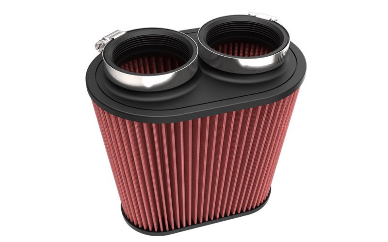 Close-up of K&N Filters RU-6104 Air Filter showing washable design