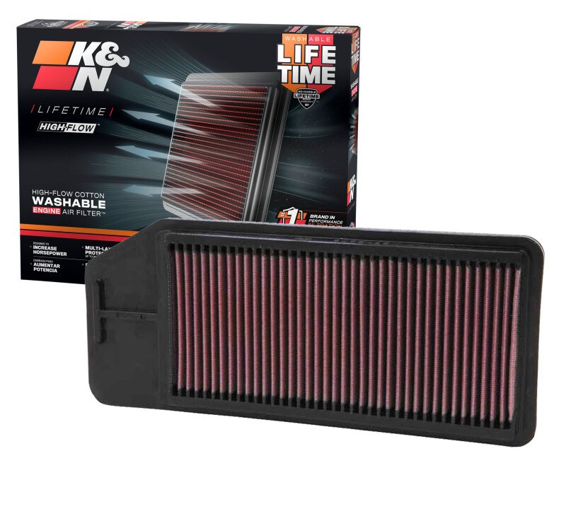 K&N air filter for improved airflow