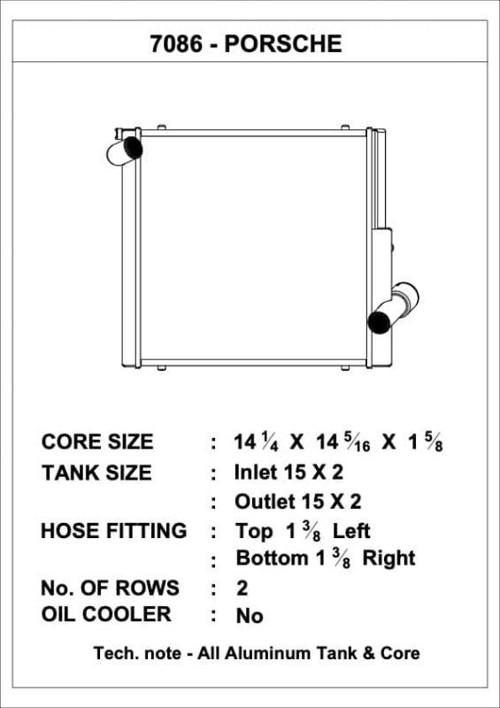CSF 7086 High-Performance All-Aluminum Radiator - Image 9